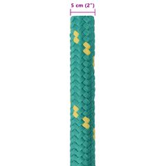vidaXL Σχοινί Boat 5 mm 5 m Πράσινο-thumb-6