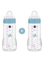 Σετ 2 Μπιμπερό Easy Active™ Baby Bottle 330ml - Boy - Μπλε - MAM