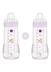 Σετ 2 Μπιμπερό Easy Active™ Baby Bottle 330ml - Girl – Μωβ - MAM