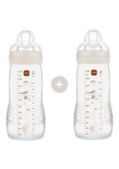 Σετ 2 Μπιμπερό Easy Active™ Baby Bottle 330ml - Unisex – Κρεμ - MAM
