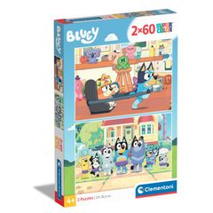 Clementoni Παιδικό Παζλ Super Color Bluey 2x60τμχ 4+ Χρονών