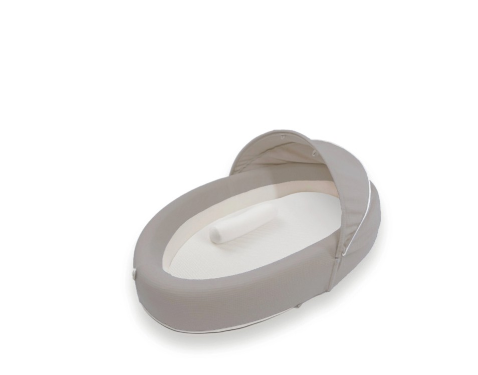 Bamboom Βρεφική Φωλιά Airflow Grey