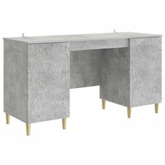 Γραφείο Γκρι Σκυροδέματος 142,5 x 50 x 75 εκ. 3414615
