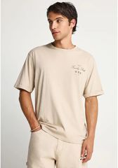 Ανδρικό βαμβακερό relaxed t-shirt με τύπωμα FBM013-020-04