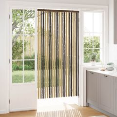 vidaXL Κουρτίνα εντόμων Chenille Σκούρο καφέ και μπεζ 100 x 200 cm