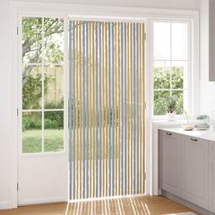 vidaXL Κουρτίνα εντόμων Chenille Γκρι και Μπεζ 100 x 220 cm 100% PP