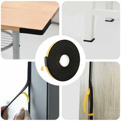 vidaXL Αυτοκόλλητη ταινία αφρού 20 τμχ. Μαύρο 20mm x 5m Χ foam CR