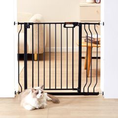 VEVOR Baby Gate, 29,5"-37" Extra Wide, 30" High, Dog Gate για τις σκάλες Πόρτες και το σπίτι, Easy Step Walk Thru Auto Close Child Gate Πόρτα ασφαλείας για κατοικίδια με κιτ τοποθέτησης πίεσης και κιτ