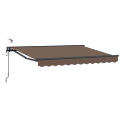 Ηλεκτρικό Αναδιπλούμενο Σκίαστρο Taupe 3,5 x 2 m 3425741