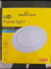 6 LED Panel Slim 18W (4000K Φυσικό Φως) - Powertech PT-1270