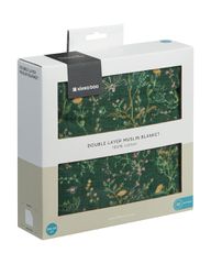 Κουβέρτα μουσελίνα διπλής στρώσης 100x100 εκ. Secret Garden Πράσι - Kikka Boo