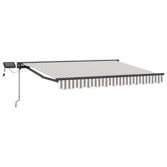 Χειροκίνητο πλαίσιο τέντας με LED 4,5 x 3 μ 3426246