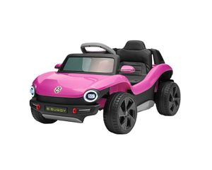 Επαναφορτιζόμενο Αυτοκίνητο Licensed Volkswagen E Buggy Ροζ - Kikka Boo