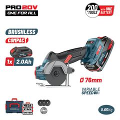 BBP5418X2CA ΤΡΟΧΟΣ ΓΩΝΙΑΚΟΣ 20V 1x2AH 40Nm BORMANN PRO 085027