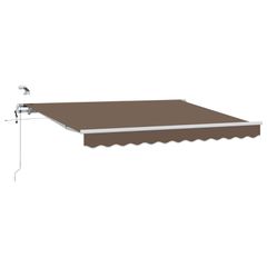Αναδιπλούμενη τέντα Taupe 500 x 300 εκ Πολυεστέρας 3426332
