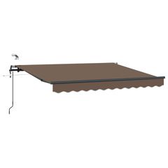 Αναδιπλούμενη τέντα Taupe 500 x 300 εκ Πολυεστέρας 3426344