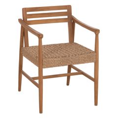 ΠΟΛΥΘΡΟΝΑ ΤΡΑΠΕΖΑΡΙΑΣ ROBIN HM18351 ΞΥΛΟ TEAK & ΣΧΟΙΝΙ VIRO ΦΥΣΙΚΟ 53,5x60x78Υεκ