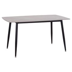 ΤΡΑΠΕΖΙ RAVEN HM18149.13 ΚΕΡΑΜΙΚΟ TOP ΜΕ ΟΨΗ ΓΚΡΙ ΜΑΡΜΑΡΟ 140x80x74Υεκ.