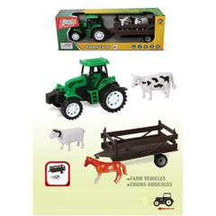 Martin Toys Τρακτέρ Φριξιον Με Καρότσα Μεταφοράς Ζώων
