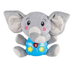 Λούτρινο Ελεφαντάκι Με Φώτα Και Μουσική Martin Toys