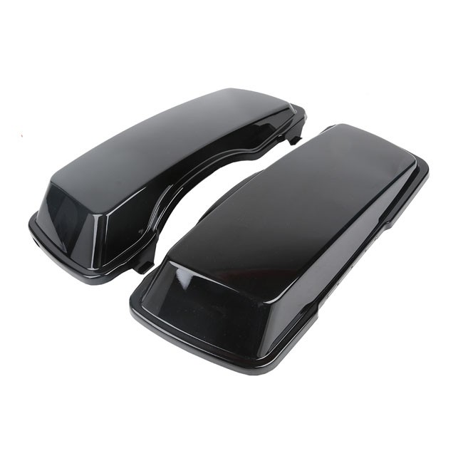 Saddlebag lid set. Black