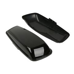 Saddlebag lid set. Black-thumb-1