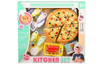 Σετ Pizza Κοπής Με Κουζινικά Martin Toys