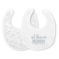 Βρεφικές Σαλιάρες Mε Velcro 2τμχ Newborn Natural Boy Lorelli