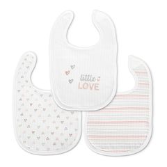 Βρεφικές Σαλιάρες Mε Velcro 3τμχ Natural Girl Lorelli