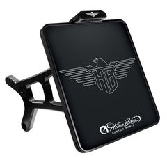 HeinzBikes, side mount license plate bracket. Black