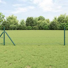 vidaXL Φράχτης Εξαγώνου Πράσινο 1,2 x 50 m PVC