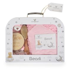 Σετ Δώρου Για Μωρά 6τμχ Bearli Pink Cangaroo