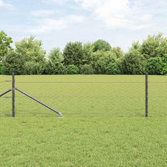 vidaXL Εξαγωνική Φράχτη με Στύλο 10 x 0,4 m PVC-Επικαλυμμένο Ατσάλι