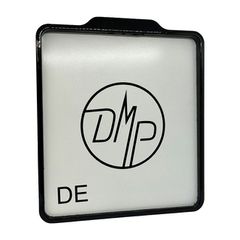 DMP, license plate frame with light 5.0 DE. Gloss black