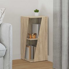 vidaXL Πλευρικό Ράφι Δρύς Sonoma 33 x 32 x 70,5 εκ Επεξεργασμένο ξύλο