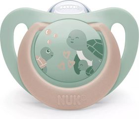 Nuk Πιπίλα Σιλικόνης First Choice 6-18m Turtle