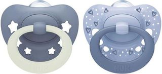 Nuk Πιπίλα Σιλικόνης First Choice Day & Night 18-36m Μπλε