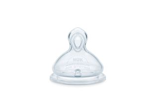 Nuk First Choice Θηλή Σιλικόνης 3m+ Medium 2τμχ-thumb-1