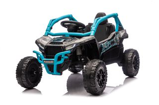 Rechargeable car Licensed Kawazaki KRX 1000 Blue Black - Kikka Boo