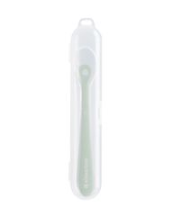 Silicone spoon with case 1pc Sage - Kikka Boo