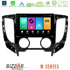 Bizzar M Series 8Core Android16 2+32GB Mitsubishi L200 2016- amp Fiat Fullback (Manual A/C) Navigation Multimedia Tablet 9"