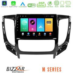 Bizzar M Series 8Core Android16 2+32GB Mitsubishi L200 2016- amp Fiat Fullback (Auto A/C) Navigation Multimedia Tablet 9"