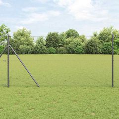 vidaXL Φράχτης Εξαγώνου Γκρι 1,4 x 50 m PVC