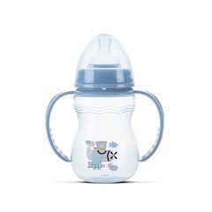 Μπιμπερό Με Χερούλια My Friend Airy Blue 250ml Lorelli