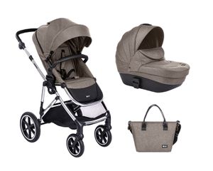 Stroller 2in1 with plastic carrycot Thea Beige - Kikka Boo