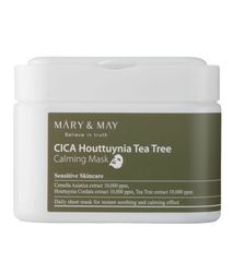 Mary - Cica Houttuynia Tea Tree Calming Mask Καταπραυντική Μάσκα Προσώπου 30τμχ
