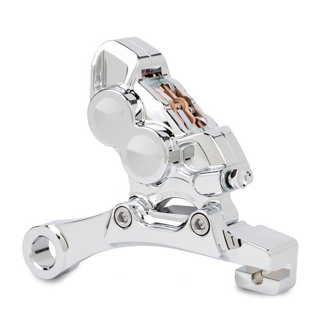 Arlen Ness, 4-piston caliper & bracket kit. Rear