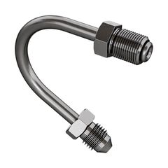 Goodridge 3/8" male inverted flare, 150 degree ''U'' bend. SS