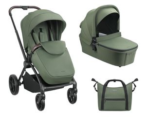Stroller 2in1 with carrycot Kara Army Green 2025 - Kikka Boo