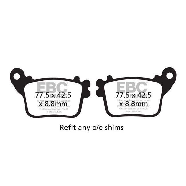 EBC Organic brake pads